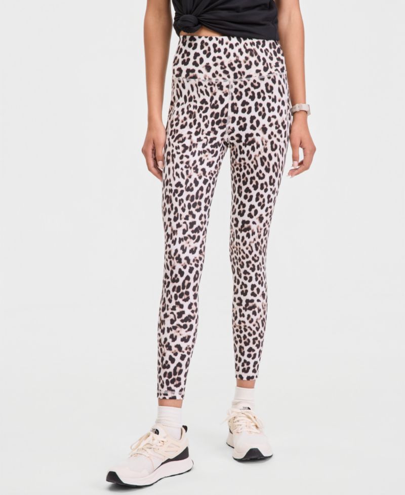 Women's Cheetah-Print 7/8 Compression Leggings