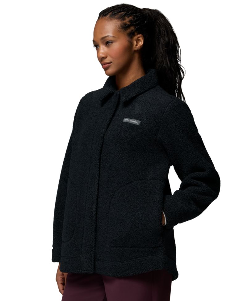 Women's Panorama Insulated Sherpa-Fleece Long-Sleeve Shirt Jacket