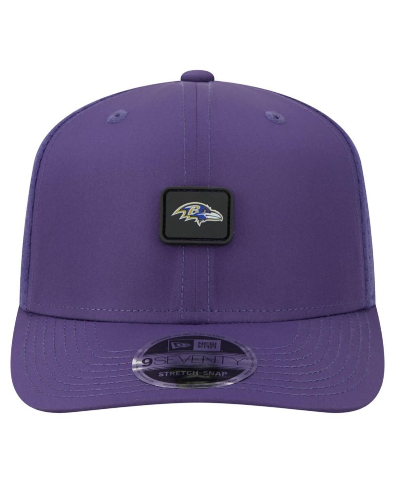Men's Purple Baltimore Ravens Micro Badge 9SEVENTY Adjustable Hat