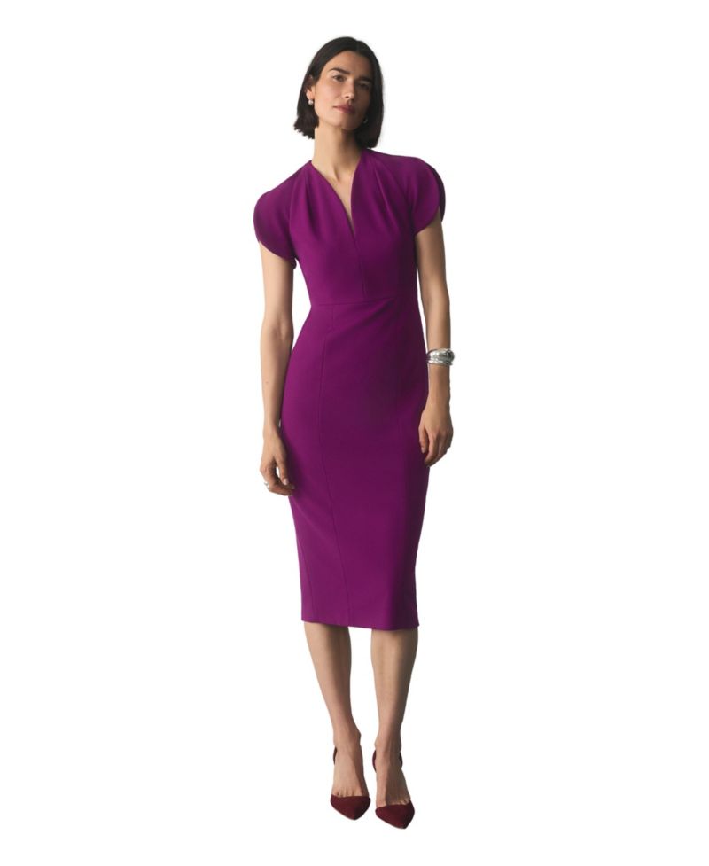 Women's Paola Sculpt Stretch Crepe Dress