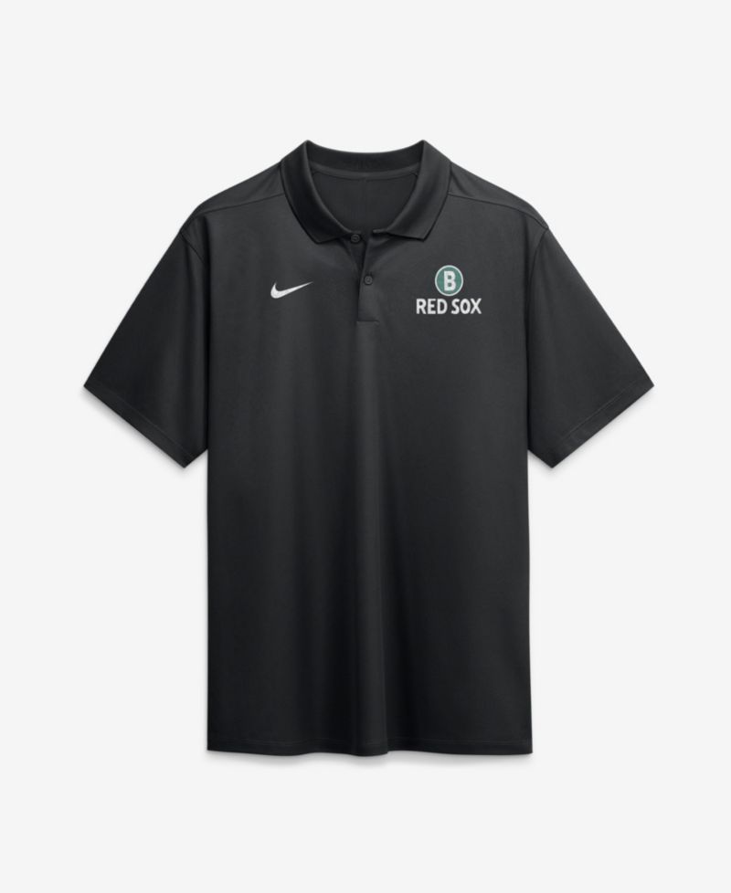 Men's Black Boston Red Sox City Connect Victory Dri-FIT Polo Shirt