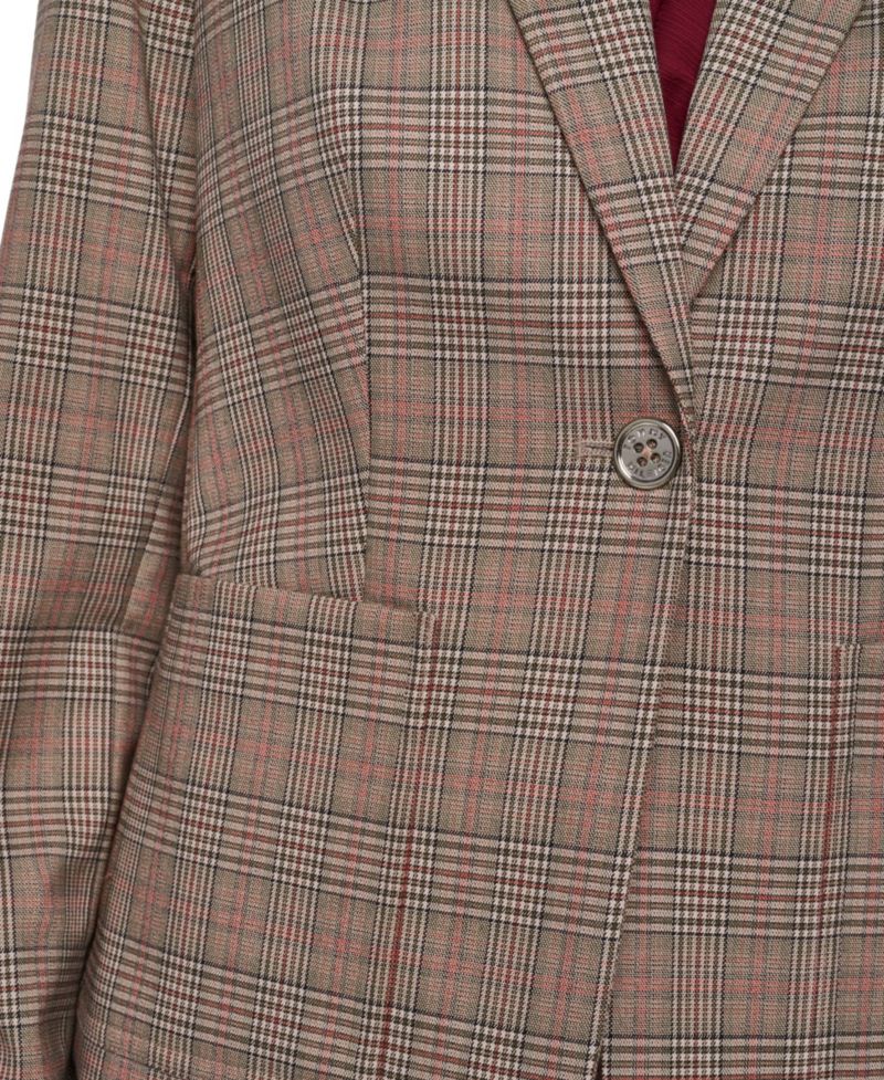 Women's Notch-Collar One-Button Blazer