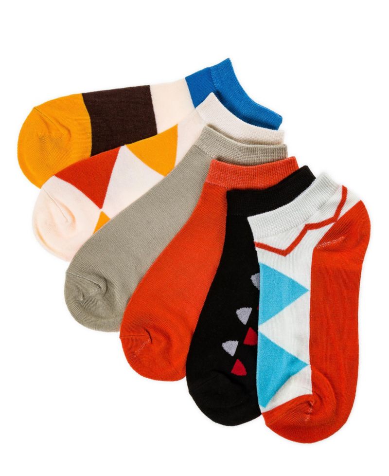 Women's Blush Canary Ankle Socks 6 Pack