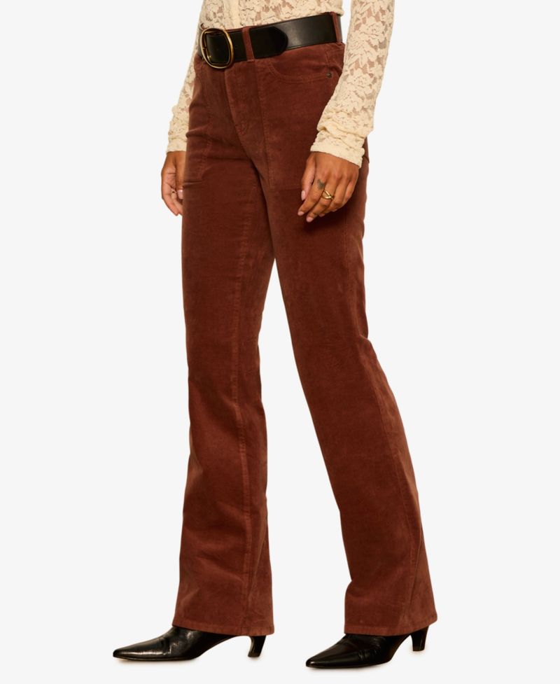Women's Play Date Corduroy Mid-Rise Bootcut Pants