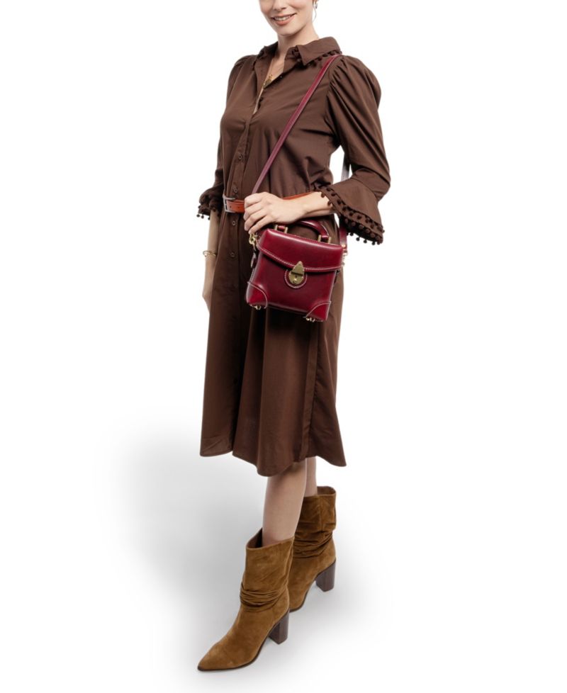 Azalea Vintage Box Crossbody Bag