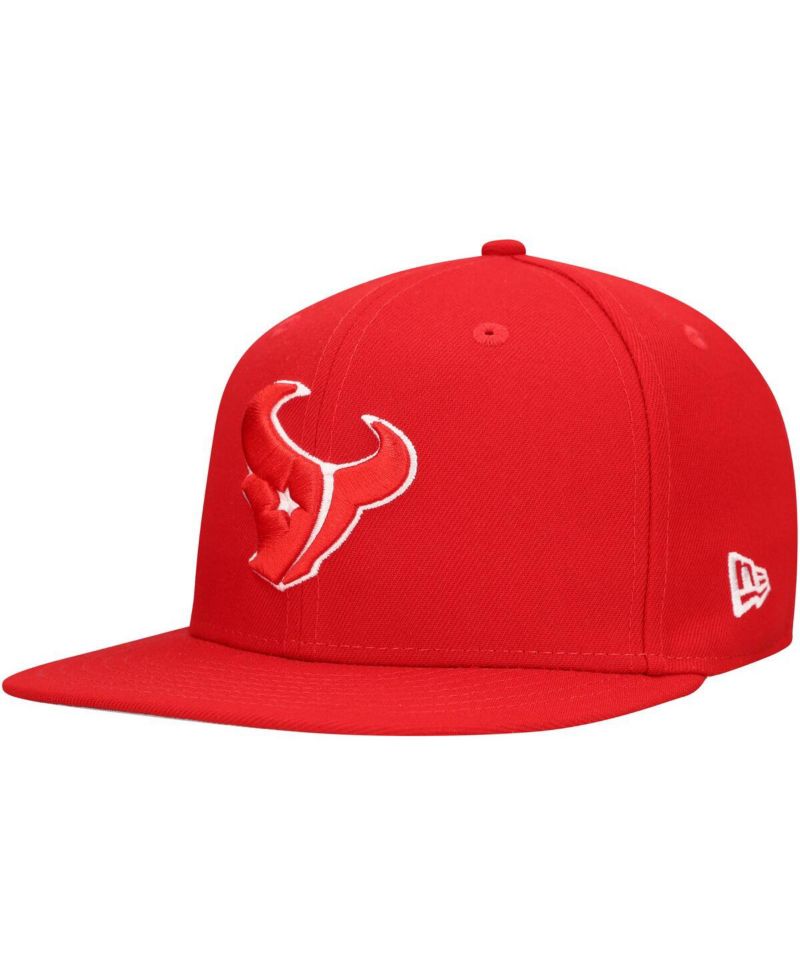 Men's Red Houston Texans Main Patch 59FIFTY Fitted Hat