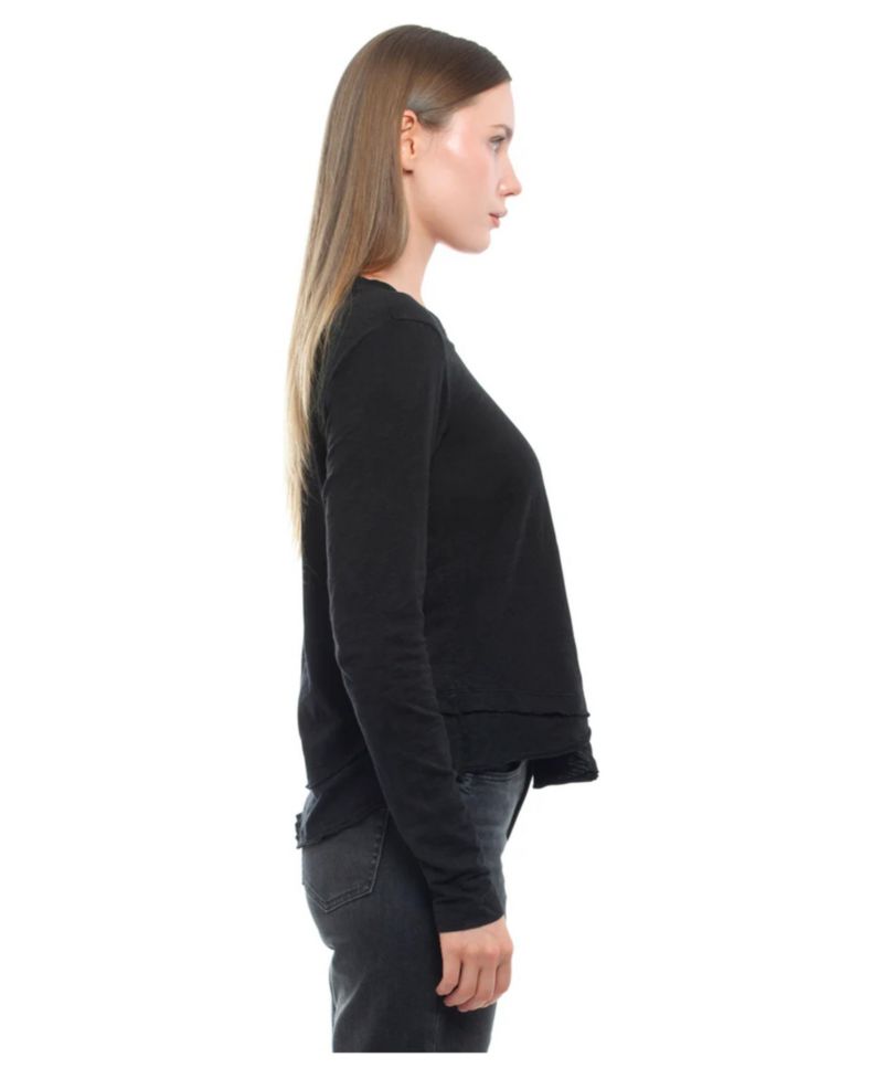 Women's Long Sleeve Mock Layer Tee