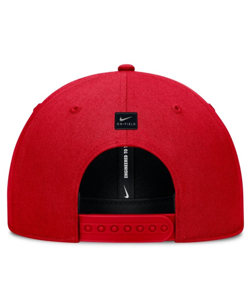 Men's and Women's Scarlet Ohio State Buckeyes 2026 On-Field Gameday Rise Adjustable Hat