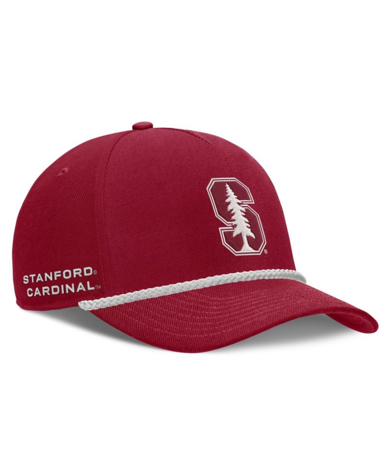 Men's and Women's Crimson Stanford Cardinal Rope Rise Adjustable Hat
