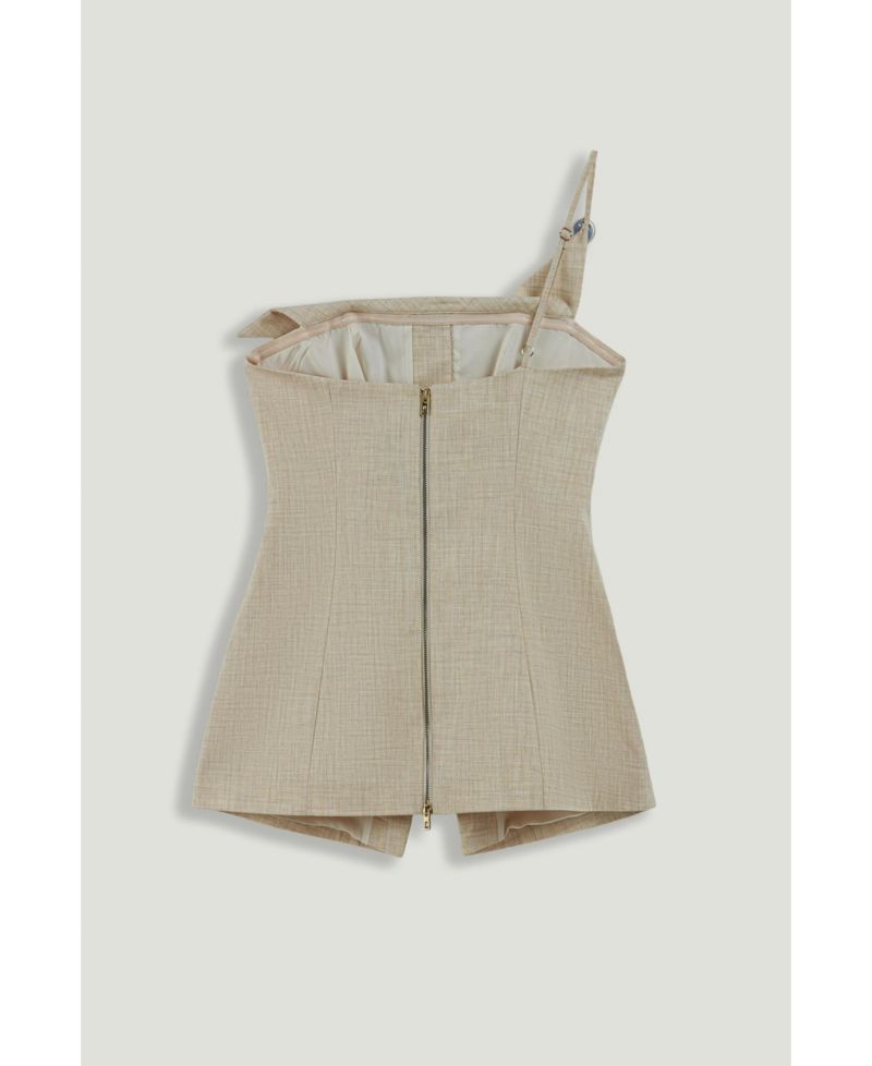 Women's Asymmetric One-Shoulder Blouse