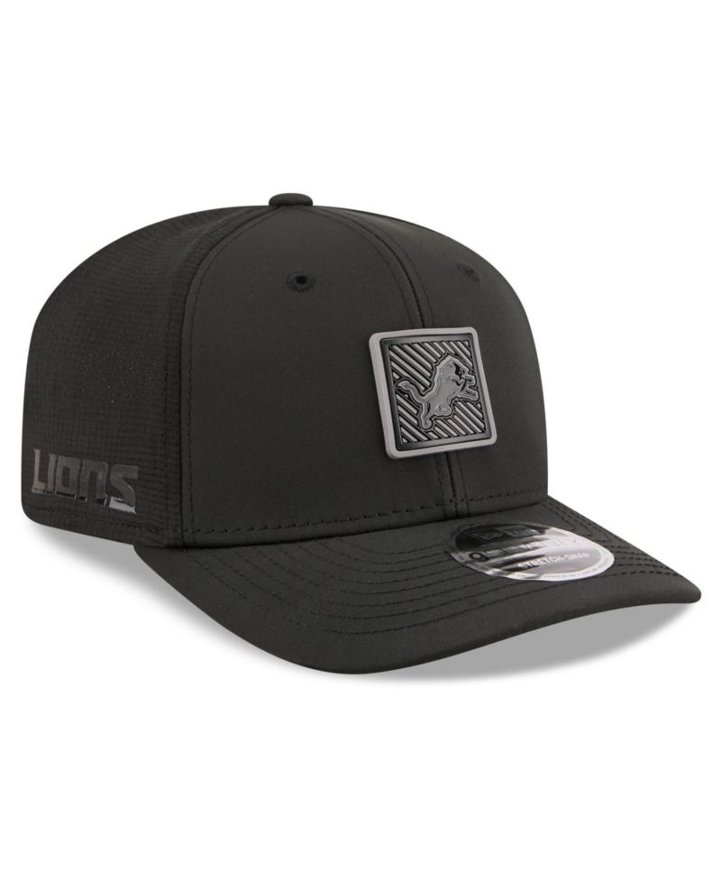 Men's Black Detroit Lions 2026 NFL Training Camp 9SEVENTY Adjustable Hat