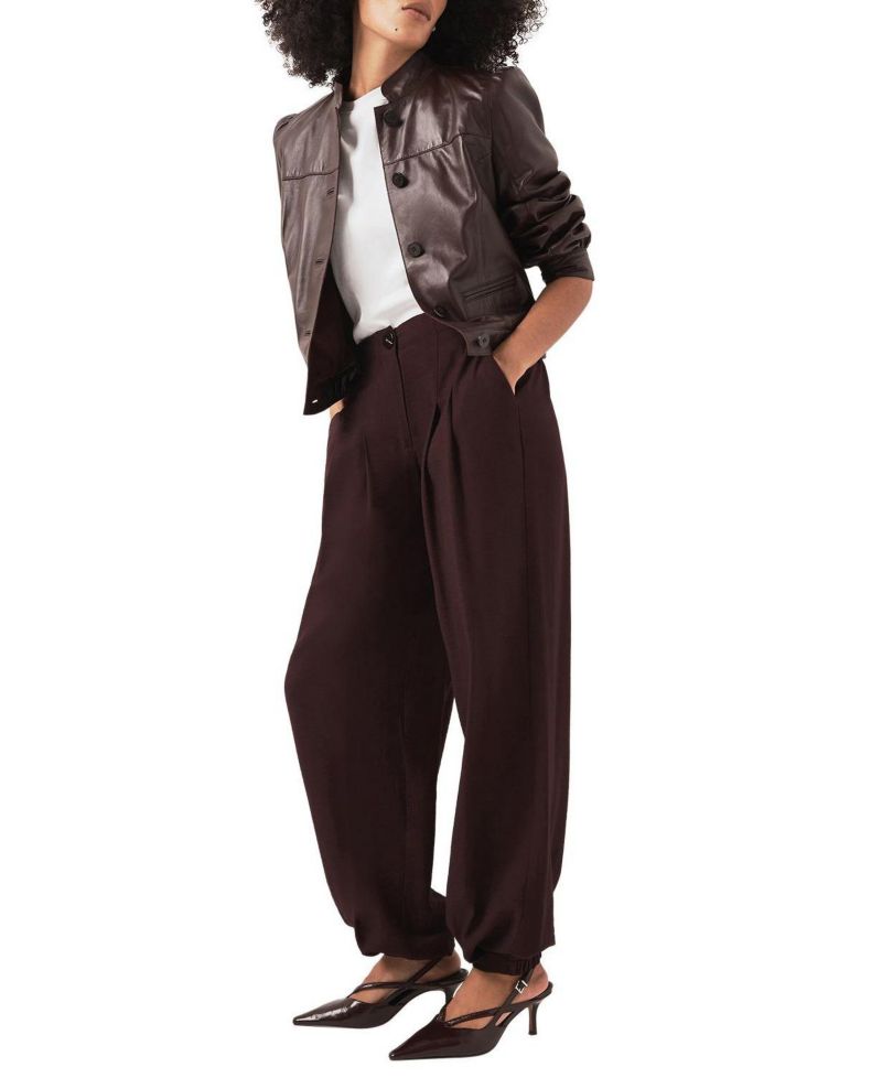 Women's Balloon Leg Elasticated Trousers
