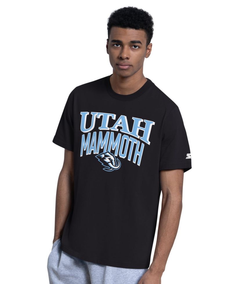 Men's Black/Heather Gray Utah Mammoth Two-Pack T-Shirt Set