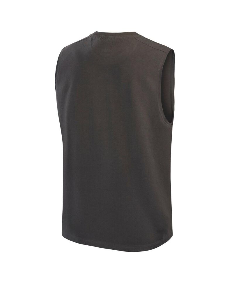Darius Rucker Collection by Fanatics Men's Charcoal Atlanta Braves Muscle Tank Top