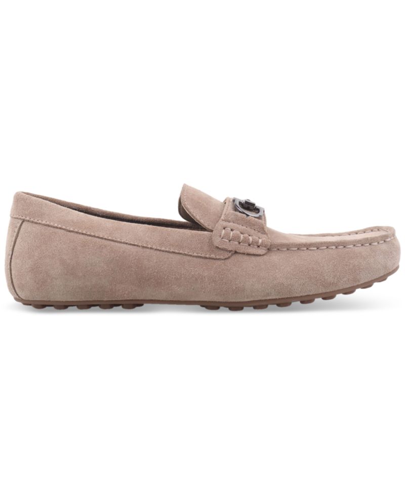 Men's Genuine Suede Slip-On Bit Driving Loafers