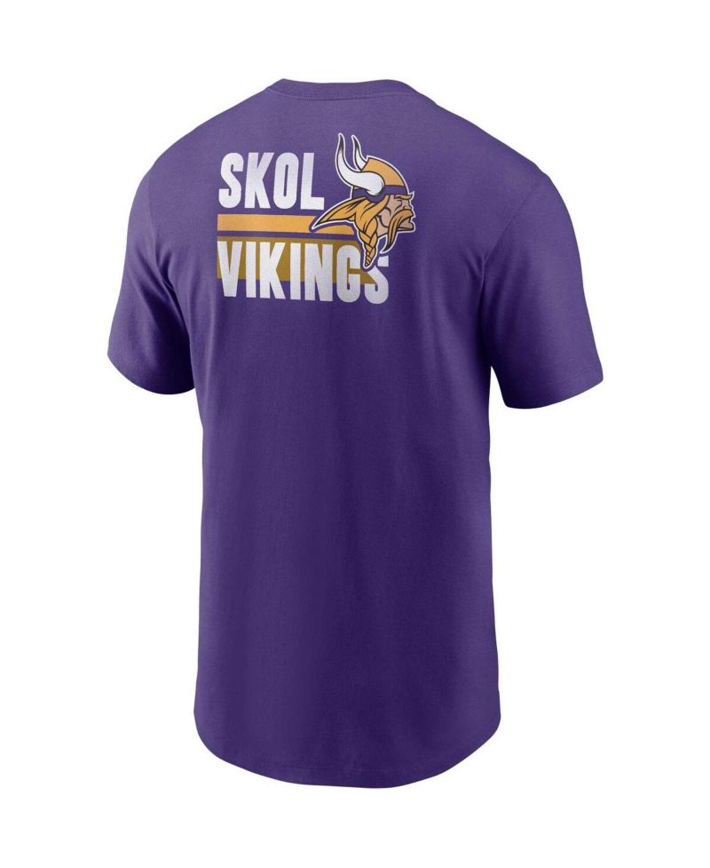 Men's Purple Minnesota Vikings Blitz Essential T-shirt