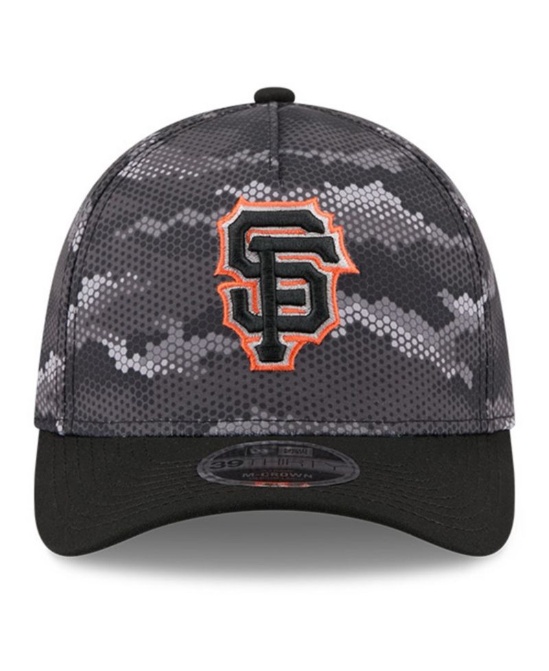 Men's Black San Francisco Giants Camo 39THIRTY A-Frame Flex Hat