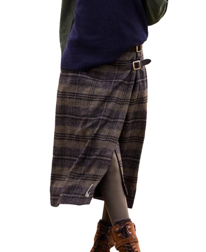 Women's Celtic and Co. Midi Celt Kilt Plaid Skirt