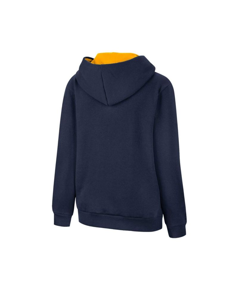 Big Boys Navy West Virginia Mountaineers Lead Guitarists Pullover Hoodie