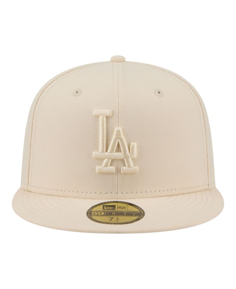 Men's Cream Los Angeles Dodgers Color Pack 59FIFTY Fitted Hat