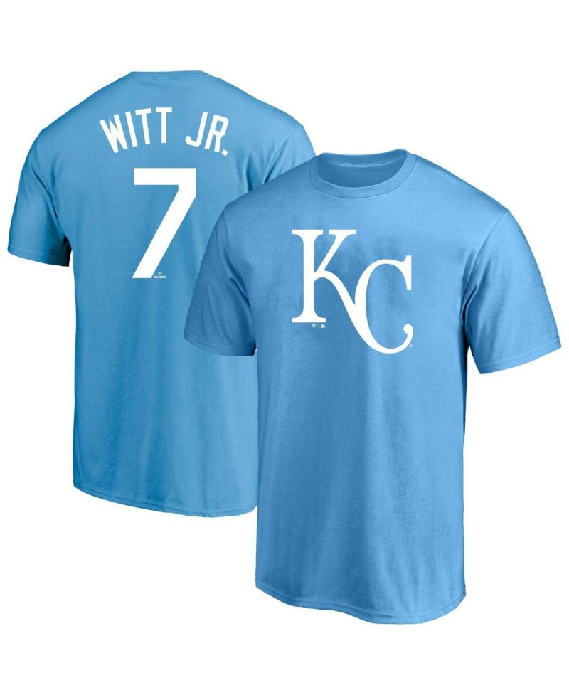 Men's Bobby Witt Jr. Royal Kansas City Royals Big & Tall Name & Number T-Shirt