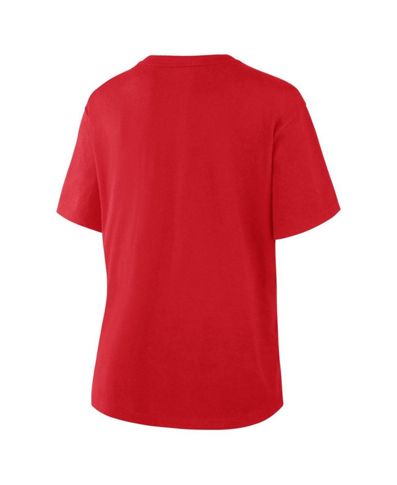 Women's Red Philadelphia Phillies 2025 NL East Division s Locker Room T-Shirt