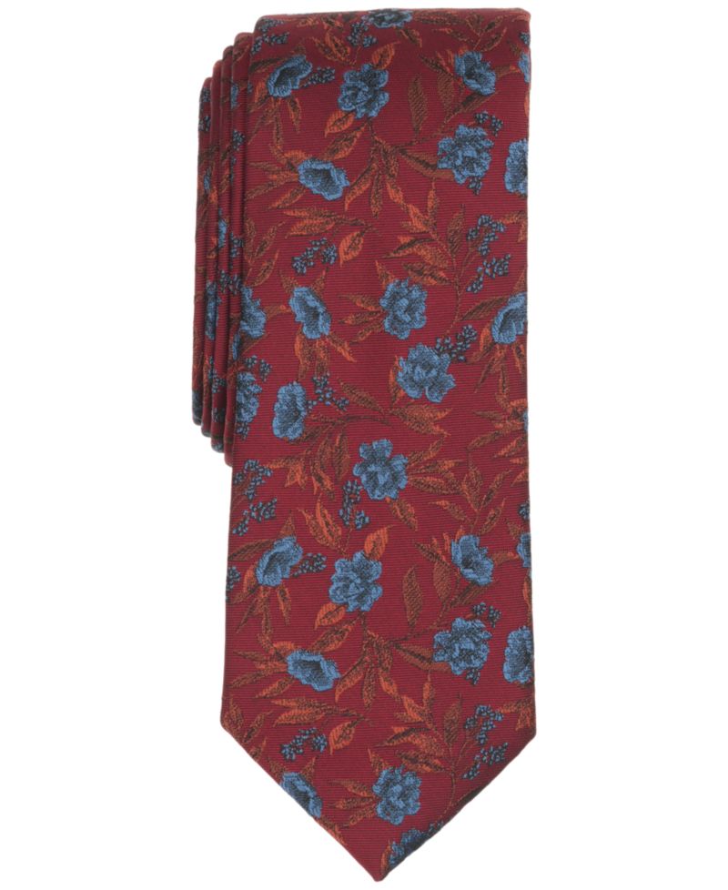 Men's Floral Pattern Tie