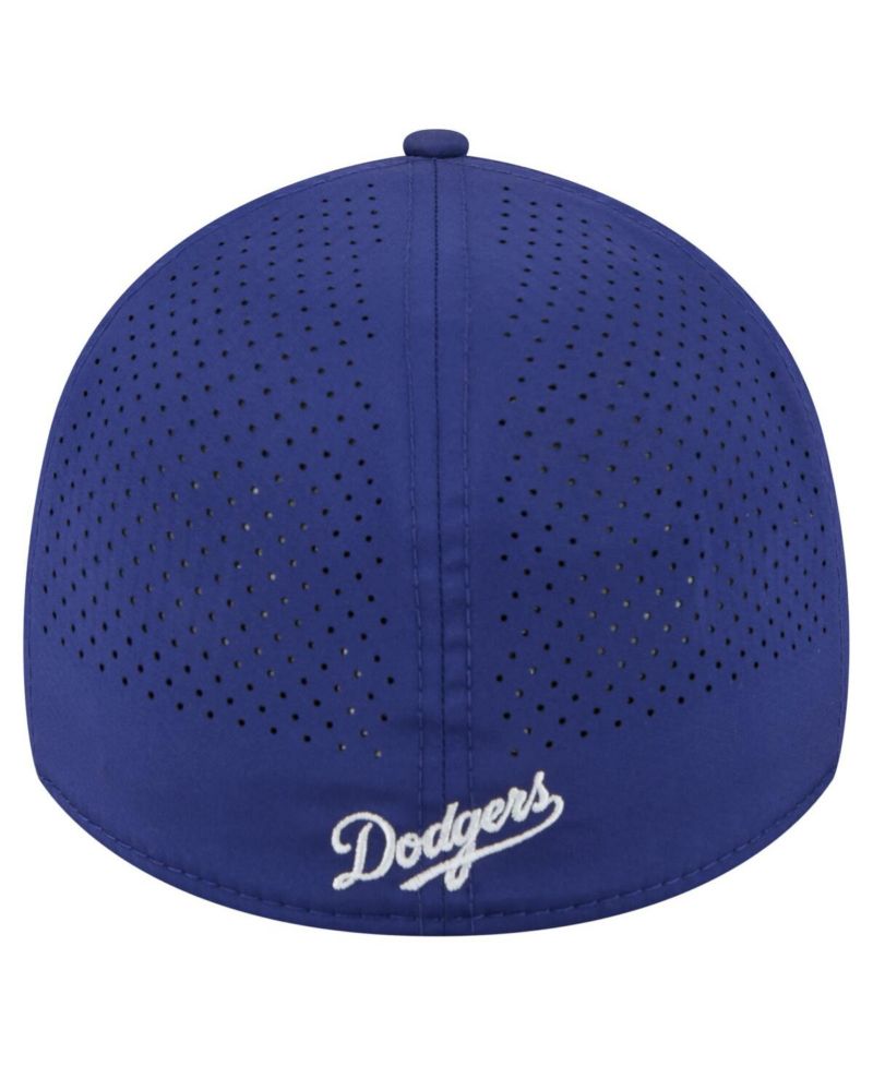 Men's Royal Los Angeles Dodgers 39THIRTY A-Frame Perforated Flex Hat