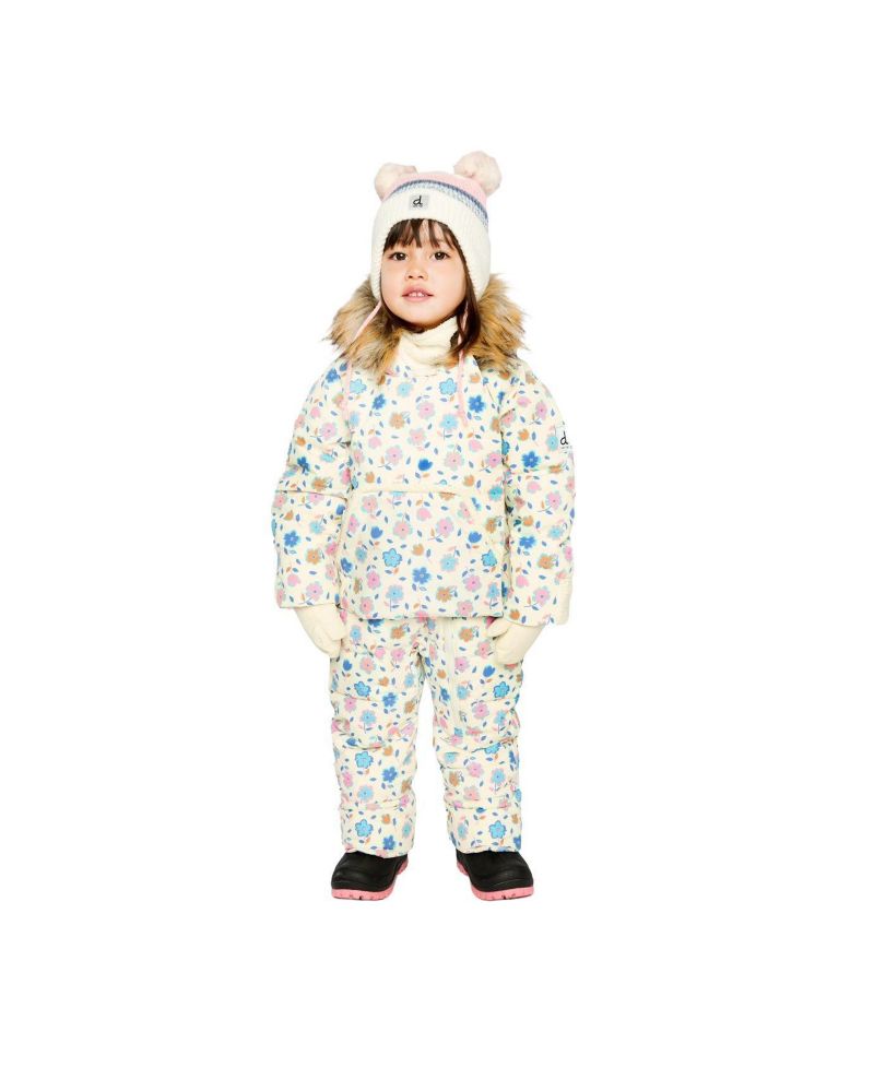 Baby Baby Girl 3M-24M Snug One Piece Snowsuit Adapted for Car Seats with Floral Print