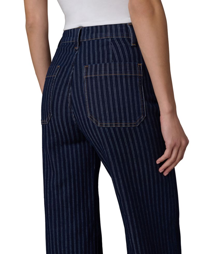 Women's Mia High-Rise Wide-Leg Patch Pocket Jeans