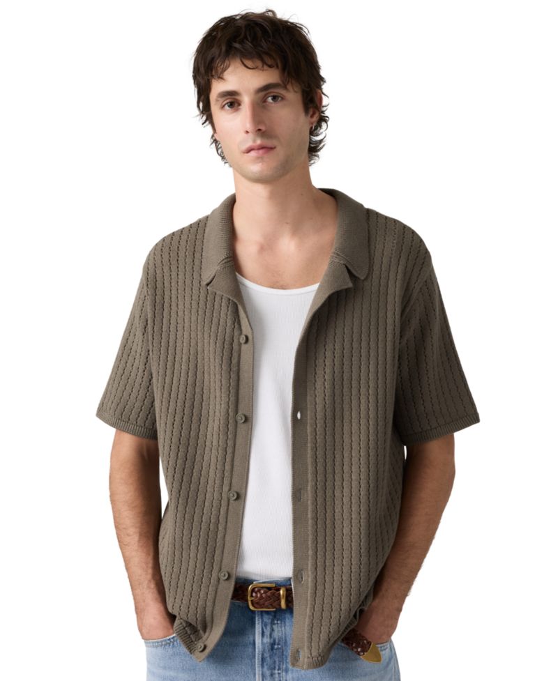 Men's Knit Camp Short-Sleeve Shirt