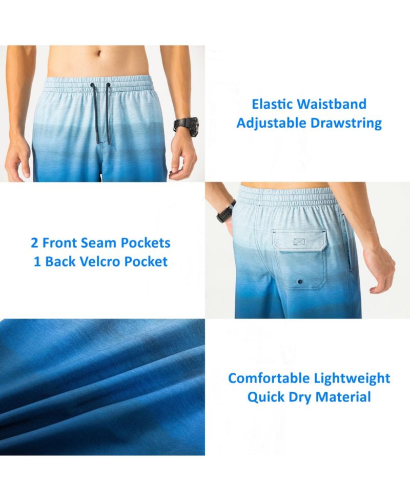 Men's Swim Shorts Beach Trunks Boardshorts Volley Shorts Quick Dry
