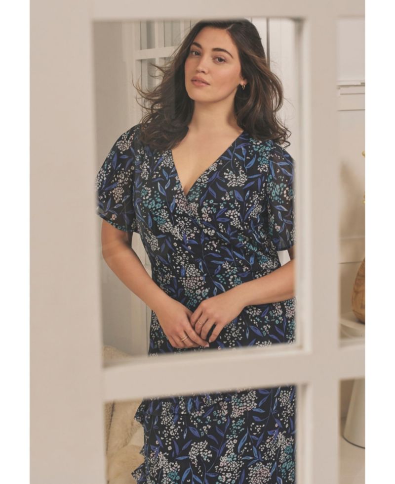 Women's Maxi Ruffle Dress