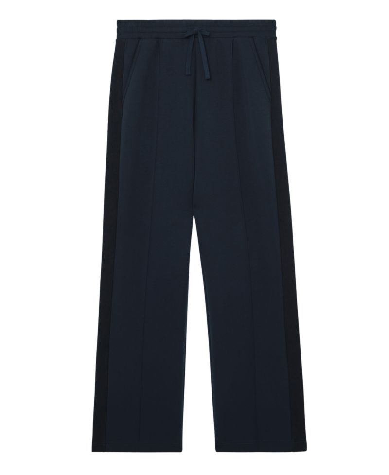 Women's Premium Interlock Wide-Leg Jogger Pants