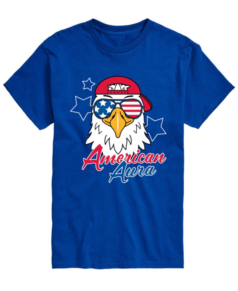 Men's American Aura Eagle Short-Sleeve Graphic T-Shirt