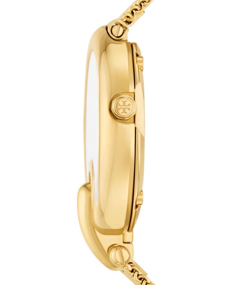 Women's The Pierced Small Quartz Two-Hand Gold Stainless Steel, 30mm
