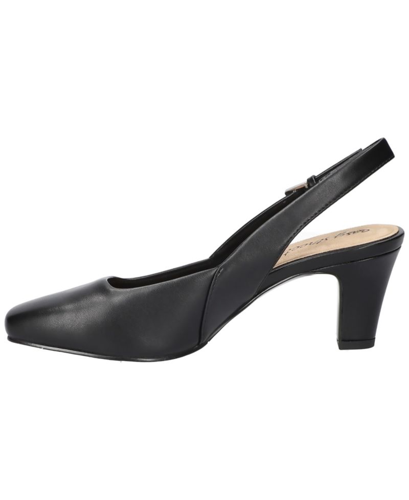 Ritsa Square Toe Slingback Pumps