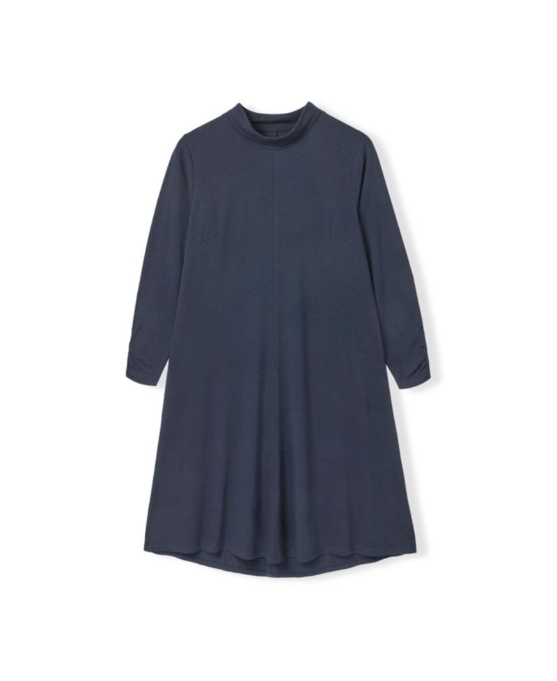 Women's Roll Neck Jersey Dress