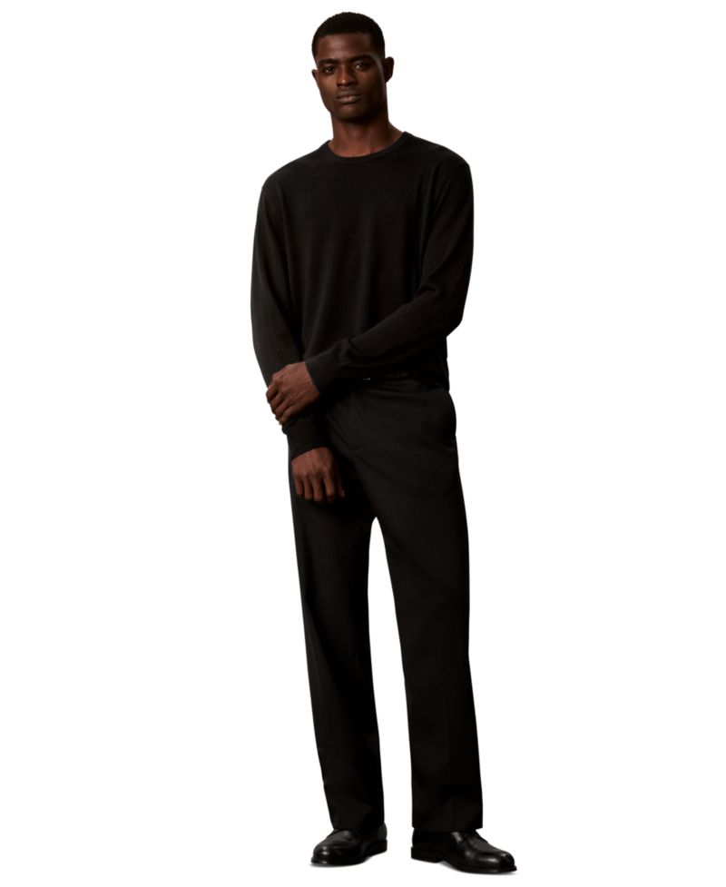 Men's Lightweight Merino Wool Crewneck Sweater