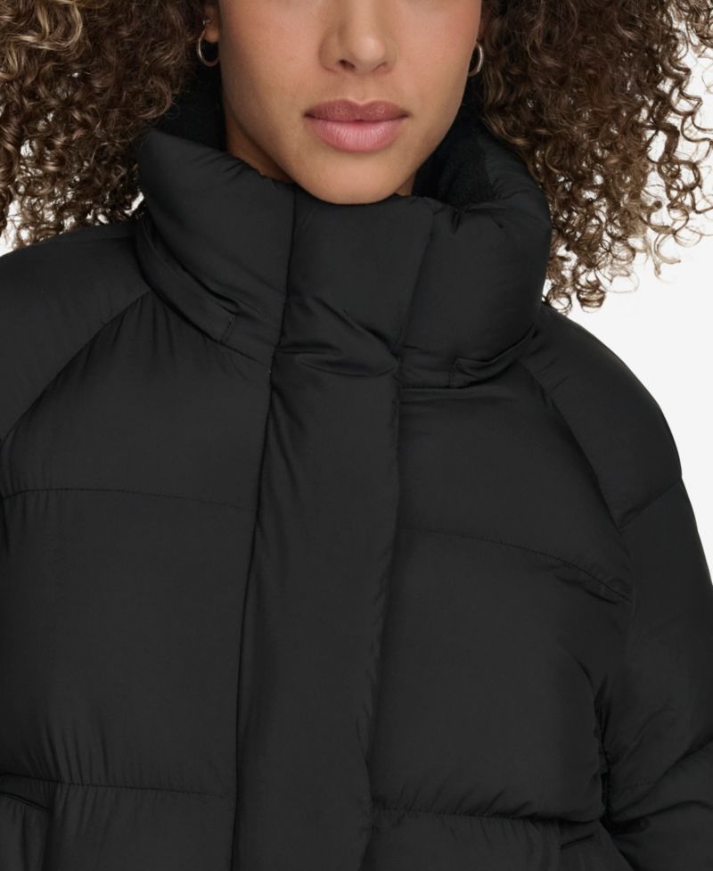 Women's Quilted Hooded Puffer Jacket