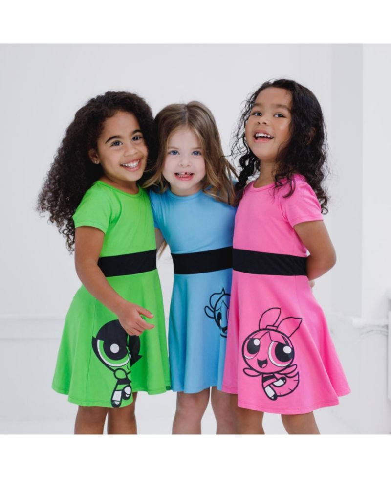 Girls The Powerpuff The Powerpuff Cosplay Dress to (2T - 14-16