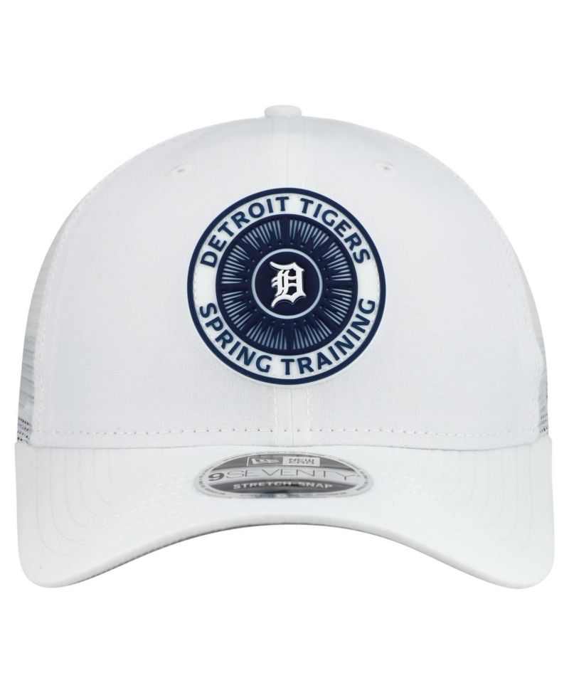 Men's White Detroit Tigers 2026 Spring Training Fan Pack 9SEVENTY Adjustable Trucker Hat