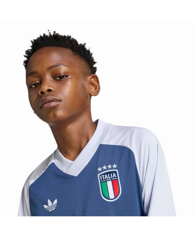 Big Boys and Girls Blue Italy National Team 2026 Pre-Match Jersey