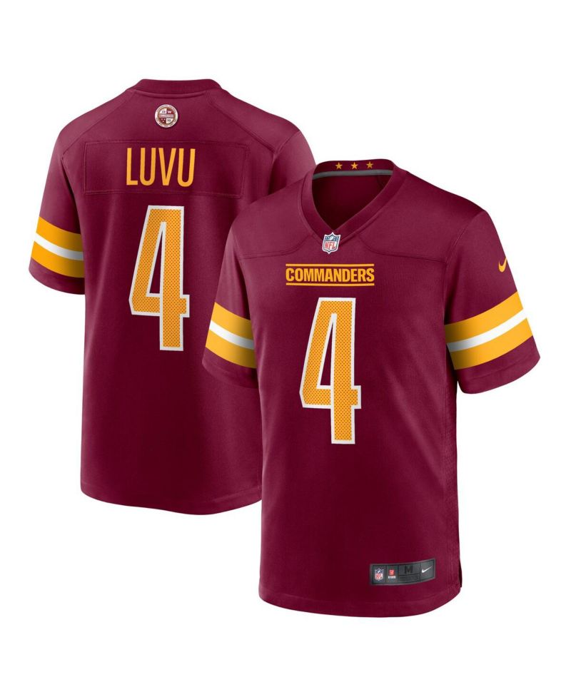 Men's Frankie Luvu Burgundy Washington Commanders Game Jersey
