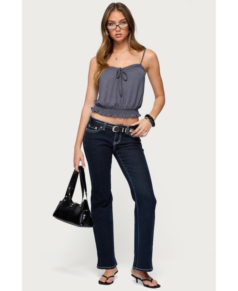 Women's Ripley Tie Front Tank Top
