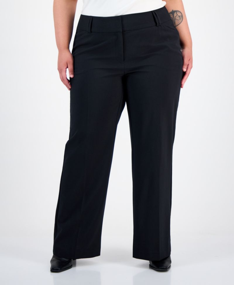Plus and Petite Plus Size Curvy Bootcut Pants