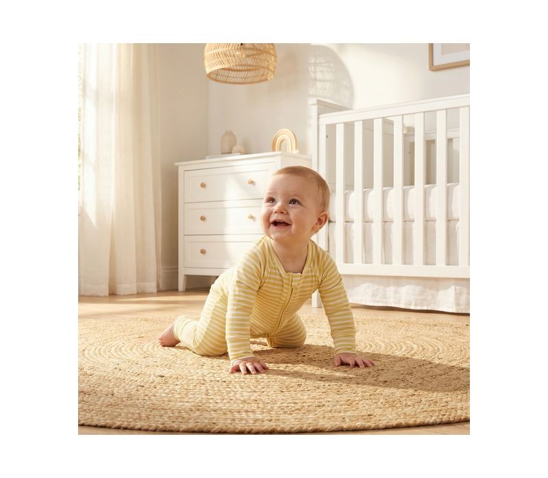 Baby Lemon Stripe Sleeper