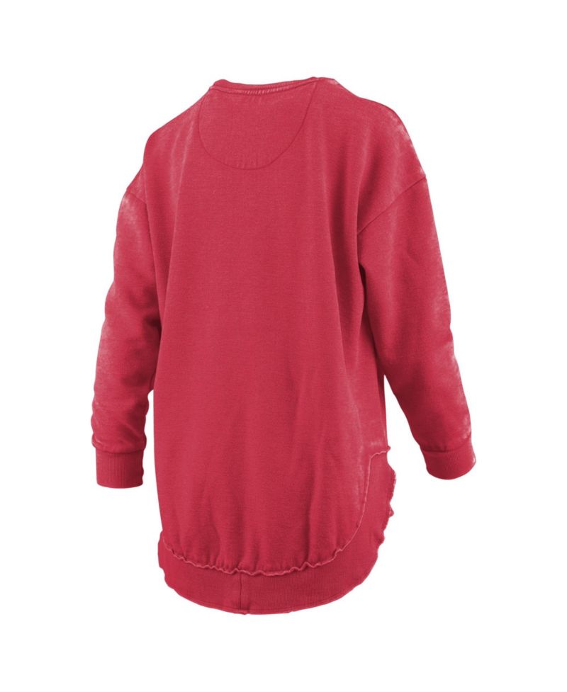 Women's Georgia Bulldogs Blitz Screen-Print Dropped-Shoulder Long-Sleeve T-Shirt