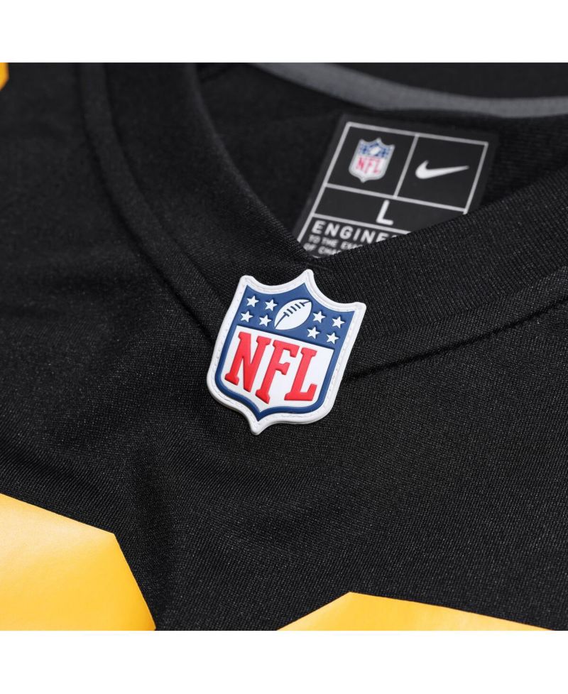 Men's Aaron Rodgers Black Pittsburgh Steelers Alternate Game Jersey