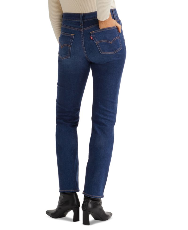 Trendy Plus Size 724 High-Rise Straight-Leg Jeans